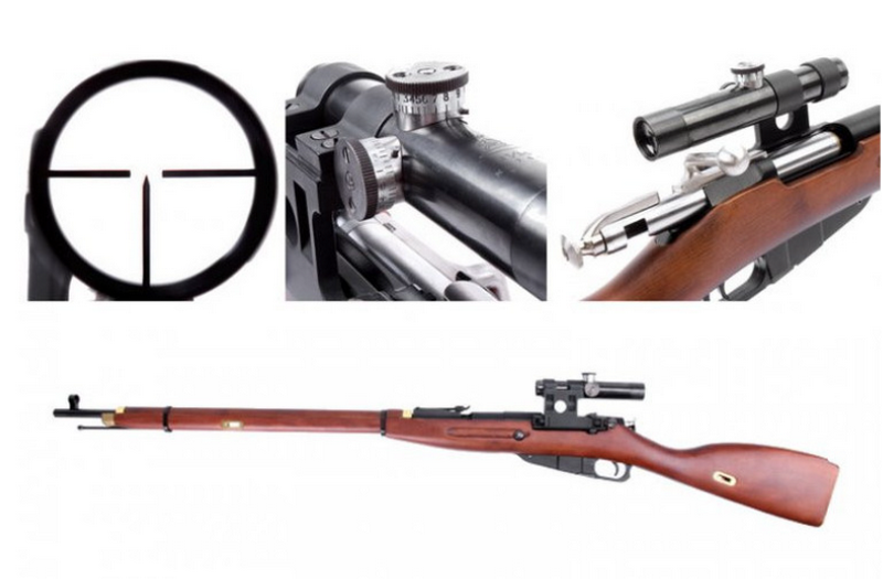 PPS Mosin Nagant M1891-30 PU Scope Full Wood & Metal Spring Bolt Action Rifle by PPS Technology