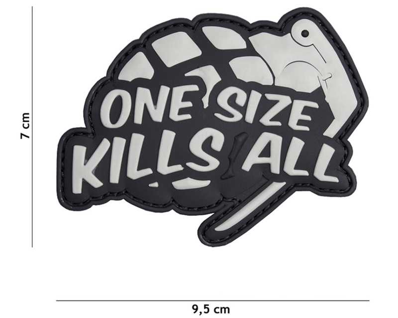 Patch One Size Kills All 3D Ruber Patcg Gommata
