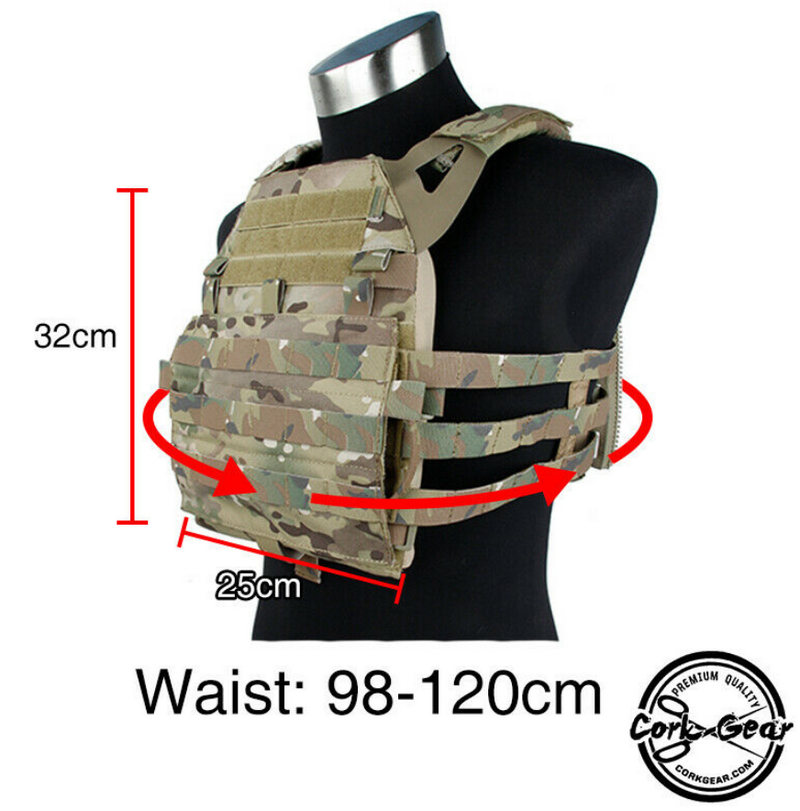JPC 2.0 Tactical Vest Plate Carrier MC Multicam by CorkGear