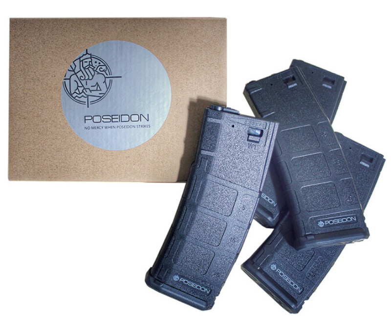 Poseidon M4 AEG 180bb Mid Cap Polymer Magazine Kit by Poseidon