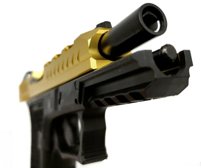 Poseidon PPW-P18 Shark Pistol GBB Cerakote Gold Slide by Poseidon