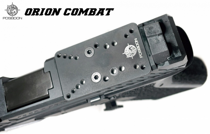 Poseidon Performance Orion 3 P80 Semi - Full Auto Alluminum Slide GBB Tan Version by Poseidon