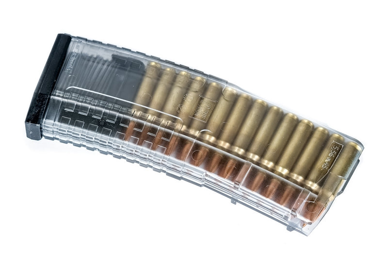 PufGun AR15 - M4 Cal 223REM 29 RND Transparent Magazine Caricatore Trasparente by PufGun