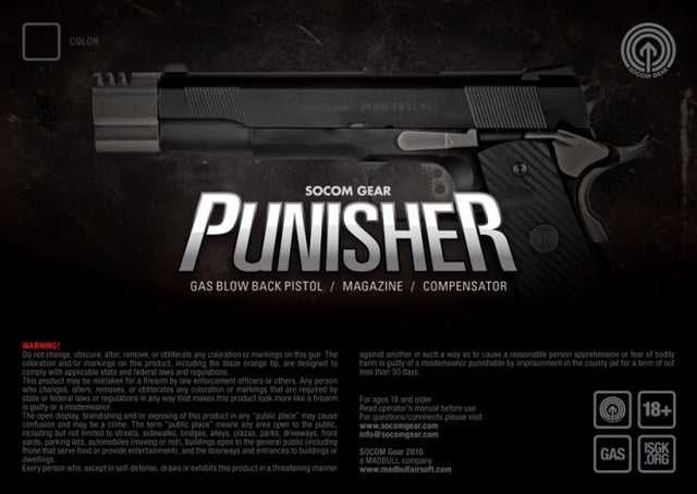 Punisher 1911 Dual Tone Custom by Socom Gear