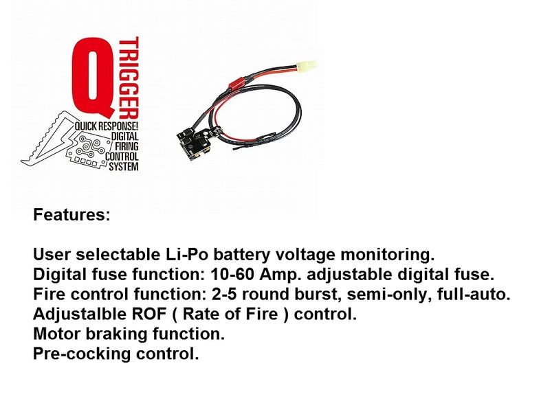 QRS Digital Trigger M4 - M16 Avalon Similars VF9-WIRQT01 by Vfc