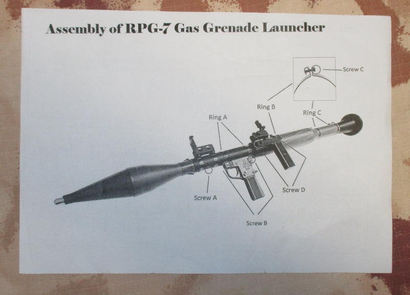 RPG-7 Rocket Grenade Launcher Full Wood & Metal by Arrow Dynamic