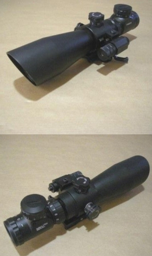 Ottica 3-9x42 QD con Laser e a Sgancio Rapido