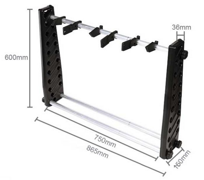 Gun Rack Rastrelliera per AEG - ASG & Armi "Vere"