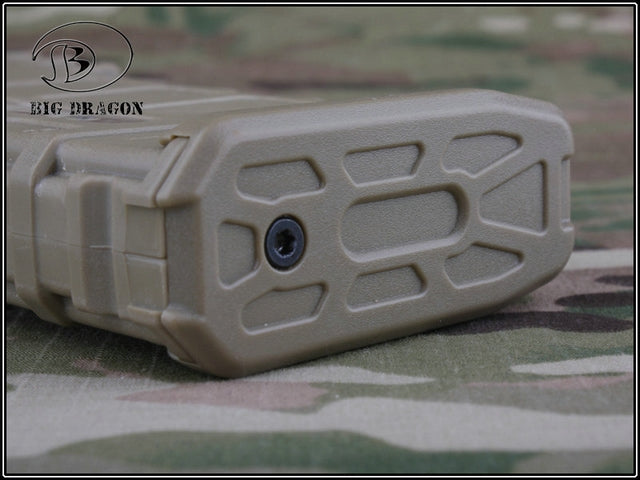 Recoil M4 Mid Cap Mag 80bb Tan by Big Dragon