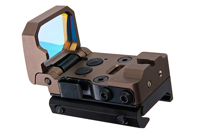 Red Dot Sight Folding Tan by Blackcat Airsoft