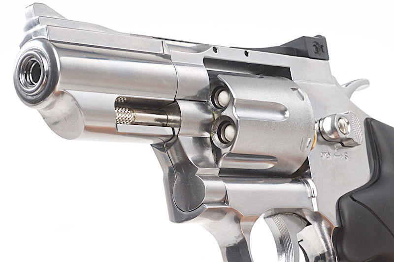 Revolver .708 2.5" Co2 Silver Full Metal by Gun Heaven