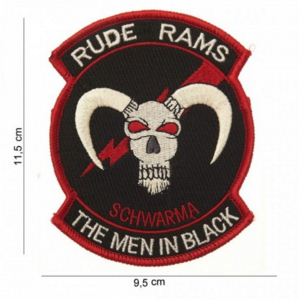 Rude Rams The Men In Black Patch