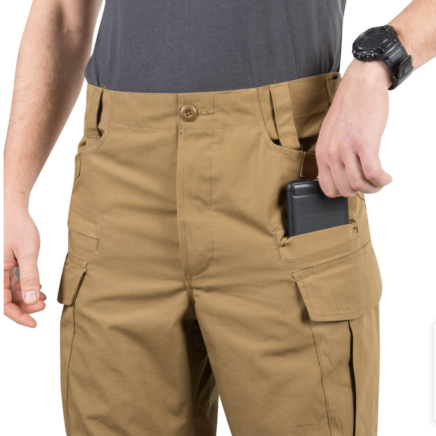 SFU Next Pants Olive Green - Polycotton Ripstop by Helikon-Tex