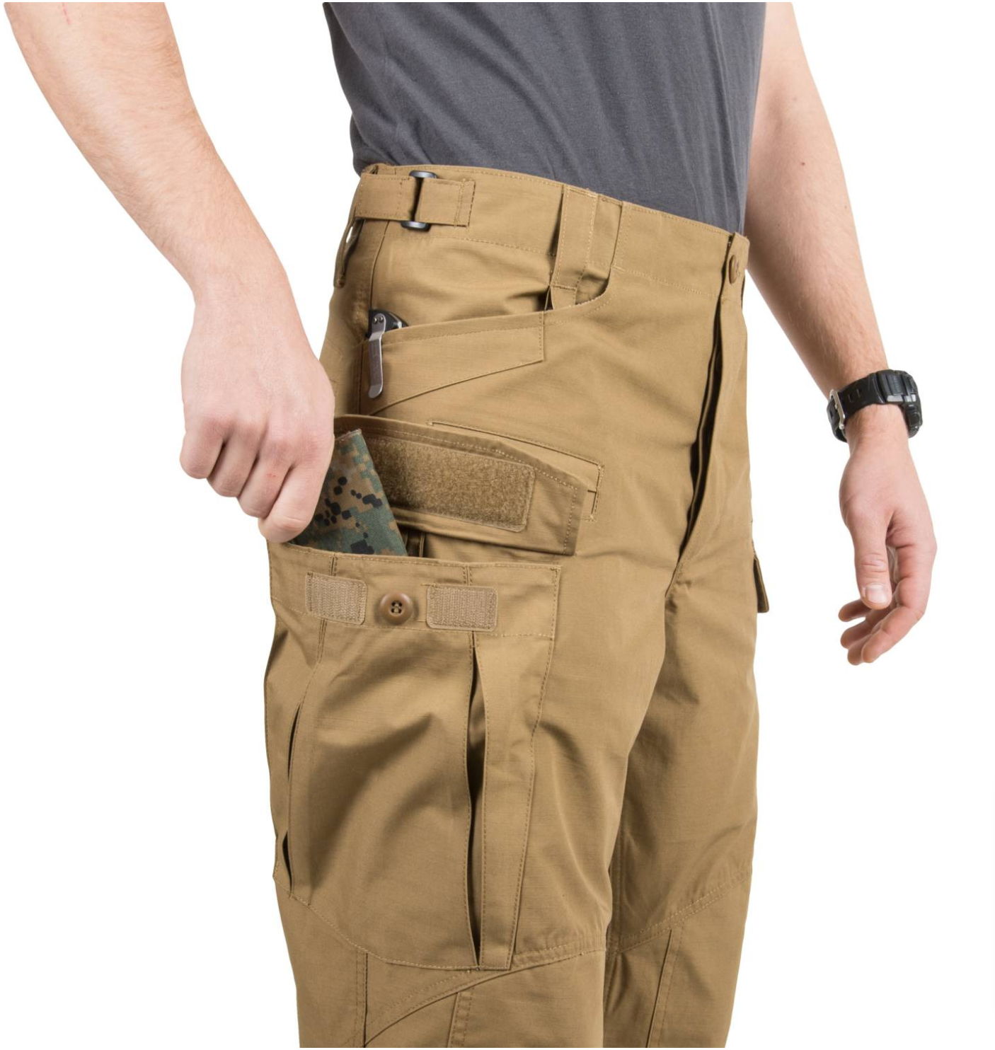 SFU Next Pants Black - Polycotton Ripstop by Helikon-Tex