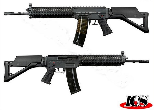 Sig SG-551 LB MRS Full Metal Swiss Arms by Ics