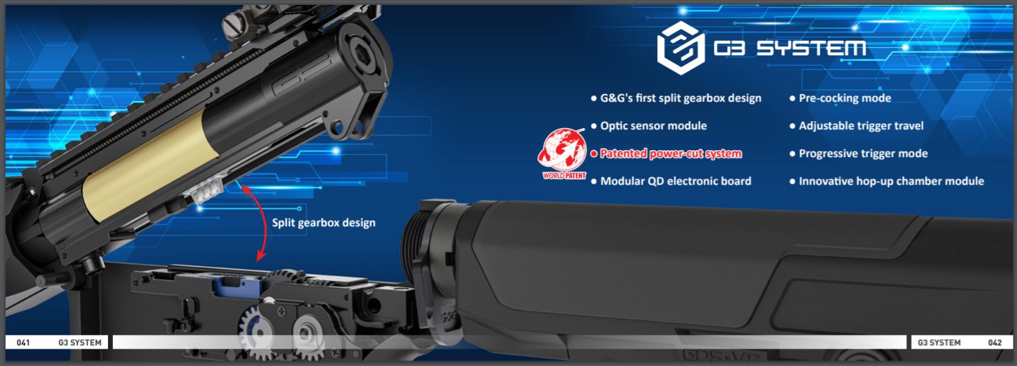 G&G SGR556 G3 System Split Gearbox and "BB in Barrel" Detection System by G&G Armament