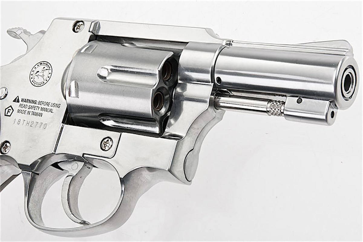 731 Sheriff M36 2.5inch Chrome Co2 Revolver by Gun Heaven