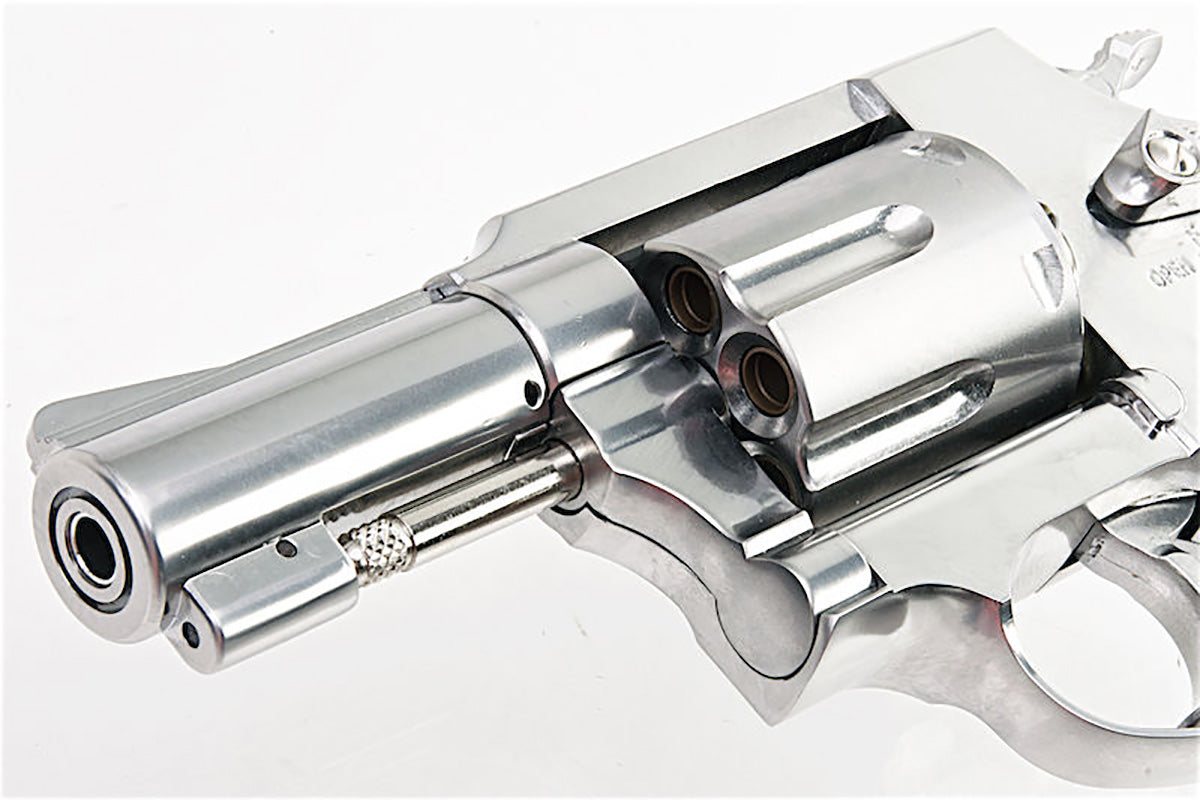 731 Sheriff M36 2.5inch Chrome Co2 Revolver by Gun Heaven