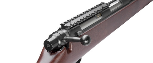 SX9 DB Gas & Spring Bolt Action Wood Abs Type by UHC Airsoft