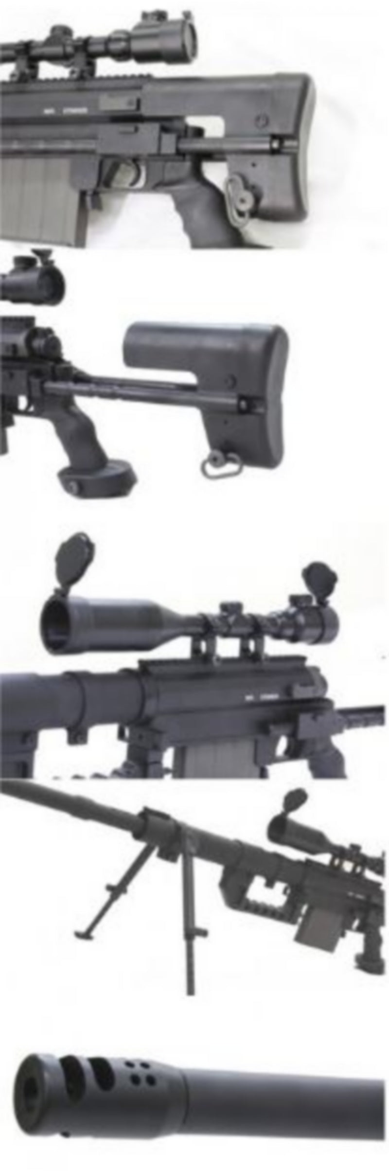 S&T M200 CheyTac Spring Power Sniper Rifle with Hard Case by S&T