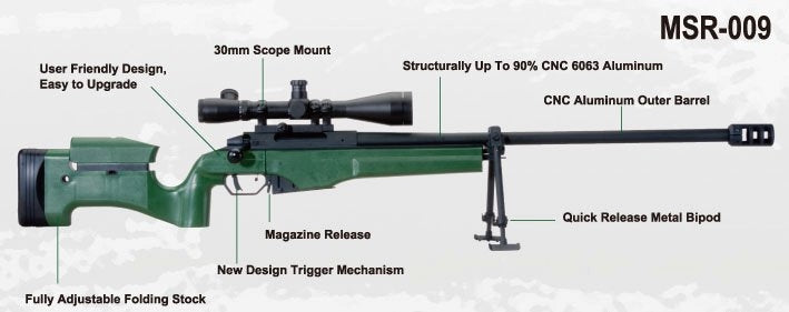 Sako TRG-42 Type MSR-009 Gas Bolt Action by Ares