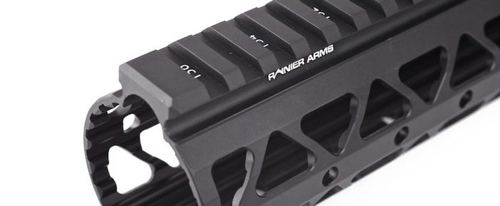 Samson Rainier Arms M4 Aluminium Battlerail 9" Black Anodized by RWA