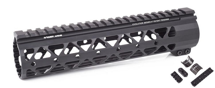 Samson Rainier Arms M4 Aluminium Battlerail 9" Black Anodized by RWA