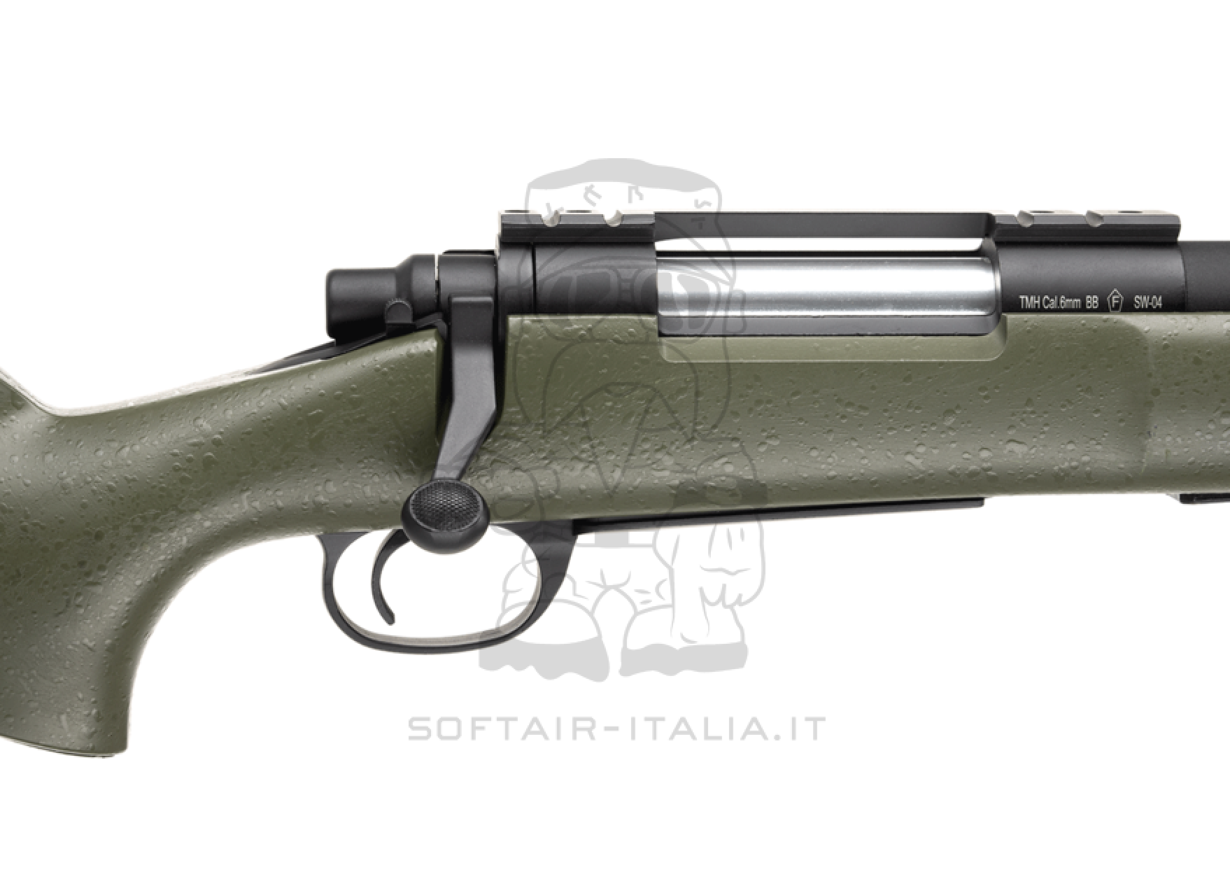 Snow Wolf M24 Type SWS OD Spring Bolt Action Sniper Rifle by Snow Wolf