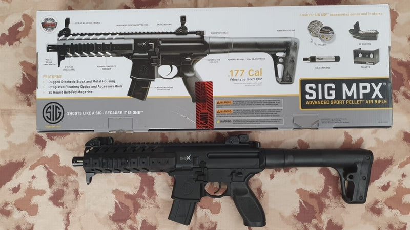 OFFERTE SPECIALI - SPECIAL OFFERS: Sig Sauer KAC MPX cal .177 - 4,5 Co2 Red Dot CN 727 by Sig Sauer