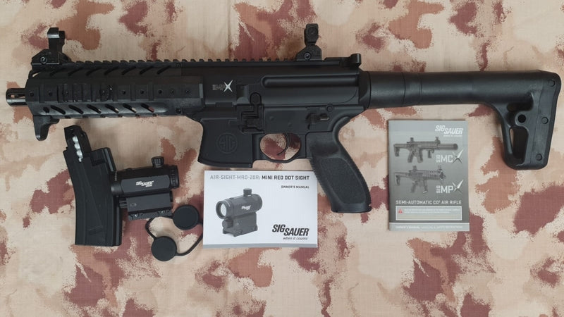 OFFERTE SPECIALI - SPECIAL OFFERS: Sig Sauer KAC MPX cal .177 - 4,5 Co2 Red Dot CN 727 by Sig Sauer