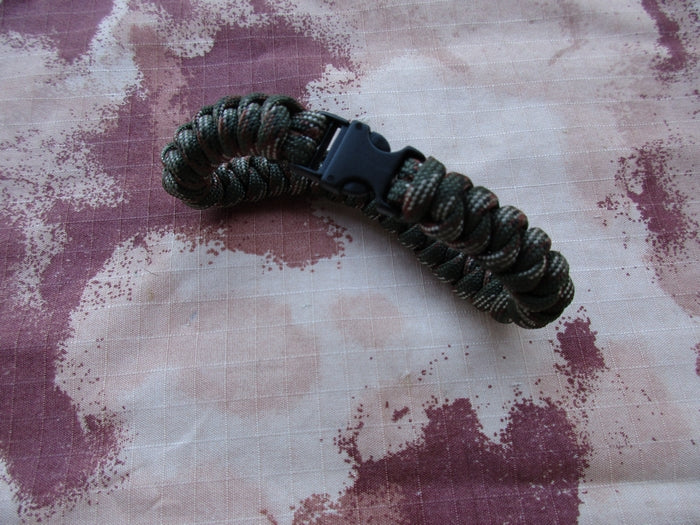 Snake Paracord Bracelet Braccialetto Survival Multicam