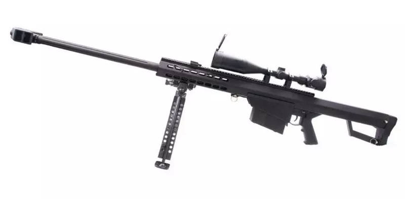 Snow Wolf SW-02A M82A1 Barrett Type Full Metal Replica AEG Full Optionals by Snow Wolf