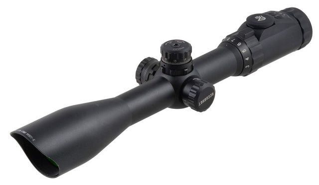 Swat 3-12x44 IE Scope W AO Mil-dot 36 Colors EZ-TAP + MS Rings