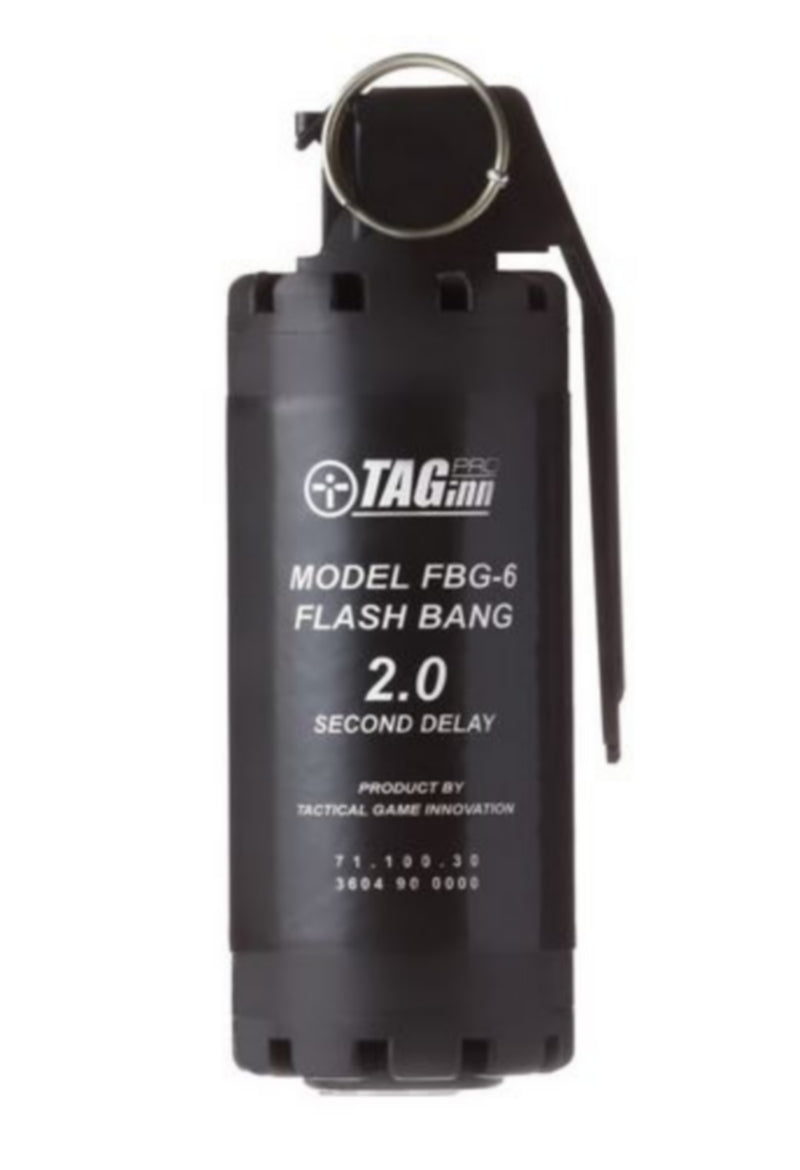 TAGinn Flash Bang 140db Pro FBG 6 Airsoft Flash Bang 140dB Hand Grenade Granata by TAGinn