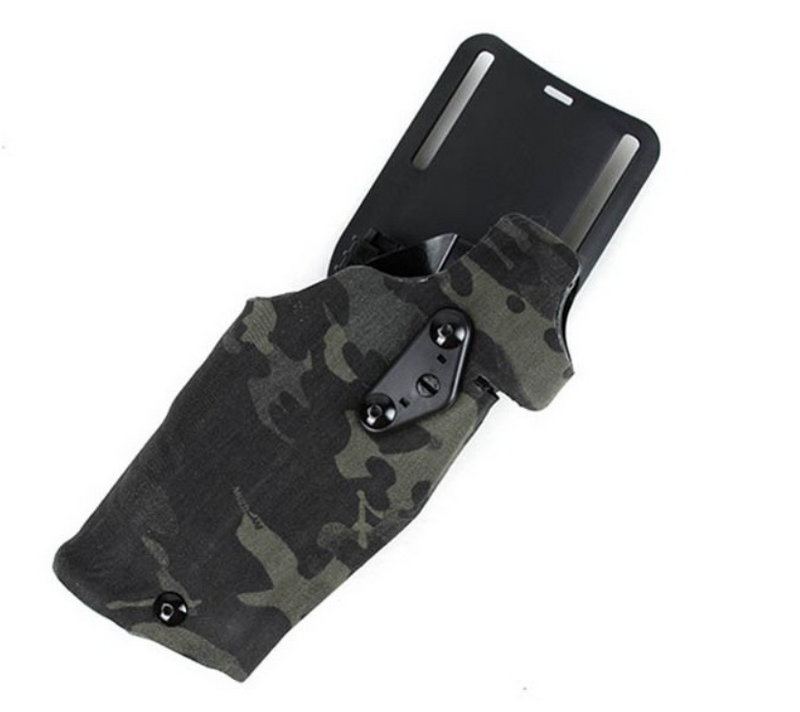 TMC G17 - G18 etc. 354DO ALS Optic and Flashlight Tactical Multicam Black Holster by TMC