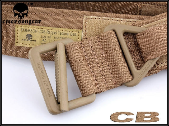 Tactical Belt CQB Rappel Coyote Tan by Emerson
