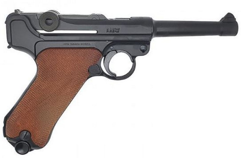 Crown Erfurt P08 Luger 4inch 1918 - 1920 Full Metal GBB Gas Blow Back by Tanaka