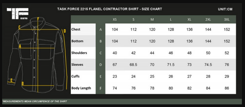 Task Force TF-2215 Flanel Contractor Shirt Brown - Green by 101 Inc.