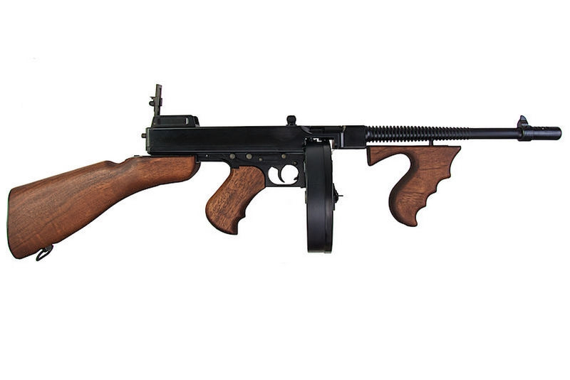 Ares Thompson 1928 "Chicago Typewriter" EBB Electric Blow Back E.F.C.S. Fire Control System Full Wood & Metal by Ares