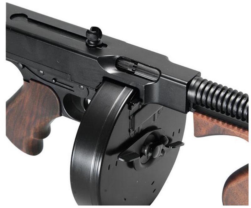 Ares Thompson 1928 "Chicago Typewriter" EBB Electric Blow Back E.F.C.S. Fire Control System Full Wood & Metal by Ares