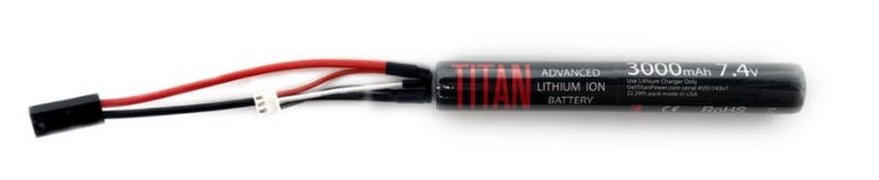 Titan Power Battery Lithium Ion 7,4v 3000mAh Stick V7 Tamiya by Titan Power
