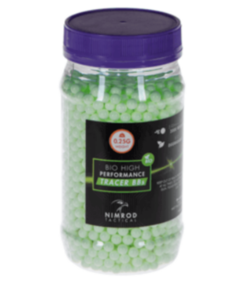 Nimrod Tracer Bio 0,25 Nimrod Fluorescent bb Pallini Traccianti 2000pcs by Nimrod Tactical