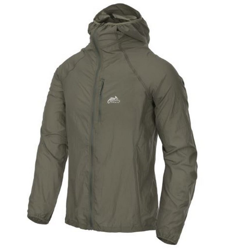 Tramontane Alpha Green Nylon Windpack DWR Durable Water Repellency Jacket by Helikon Tex