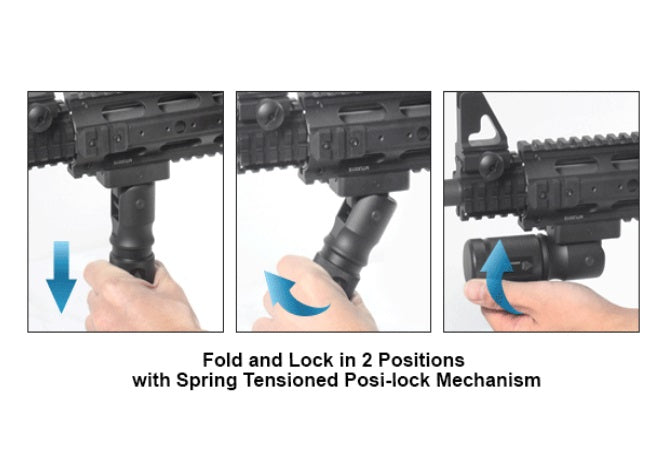 Grip UTG MS QD Low Pro Lever Lock MILSPEC by UTG