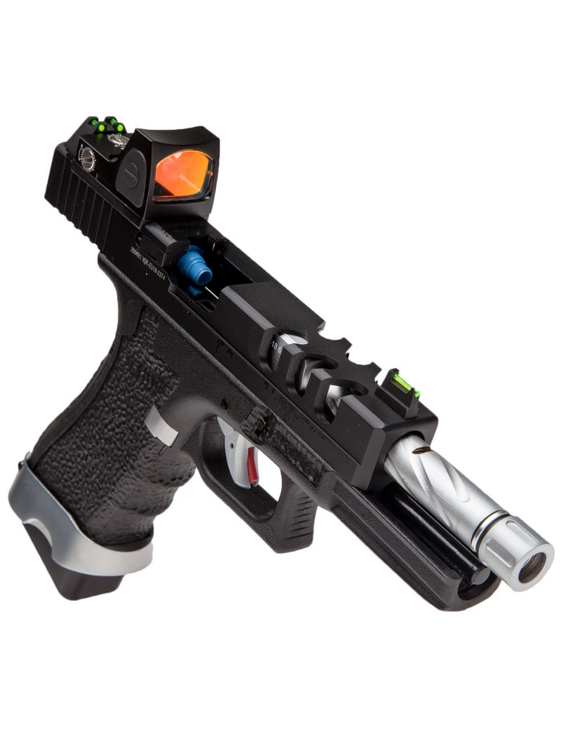 VORSK G18C Type EU18 Vented Slide GBB Pistol BDS Red Dot Sight By Vorsk