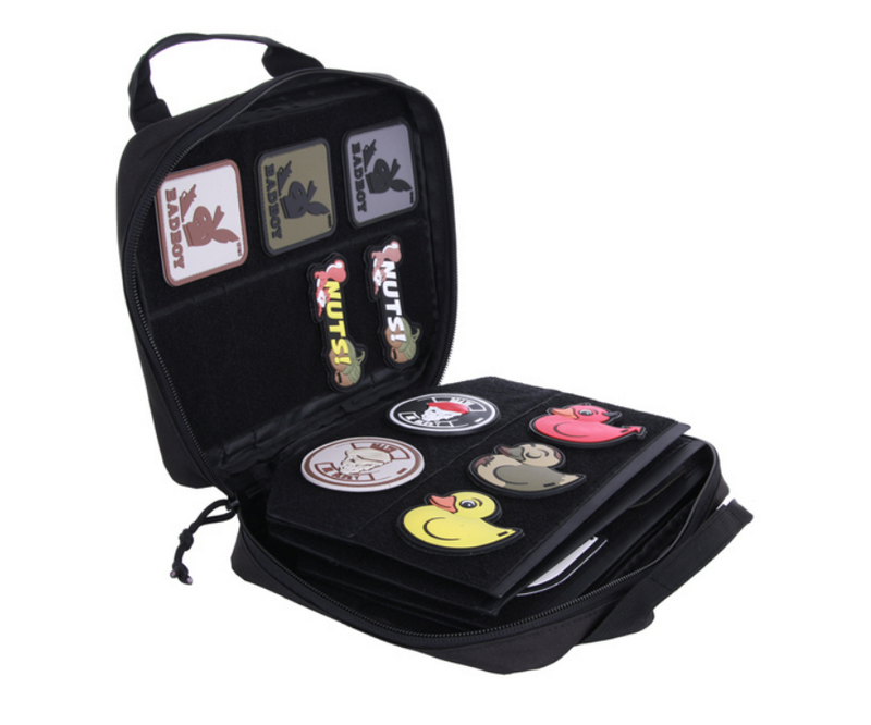 Velcro Patch Case Valigetta Porta Patch con Pagine Velcrate