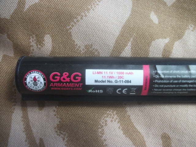 Vintorez GSS Batteria Li-Po 11.1v 1000mAh 20 by G&G