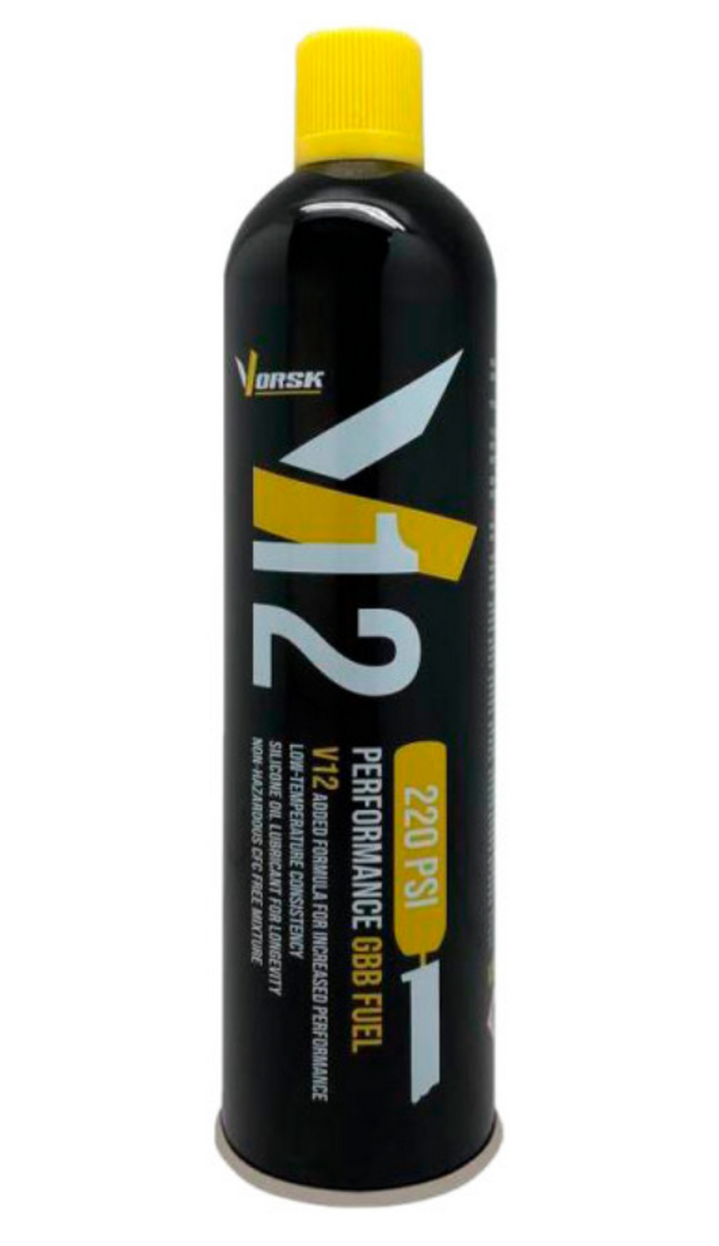 Vorsk Gas V12 Peak 220 PSI Performance Premium GBB Fuel 650ml by Vorsk