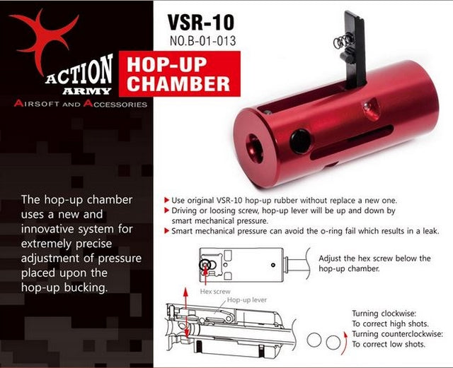 Action army Vsr10 Smart Hop Up Chamber by Action Army