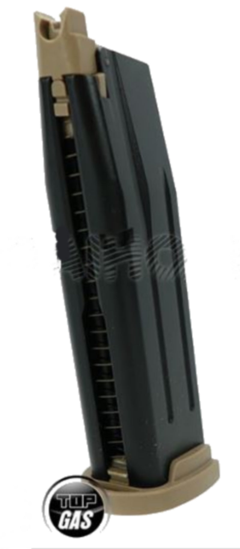 We M17 - M18 P320 GBB 25bb Tan Gas Magazine by We